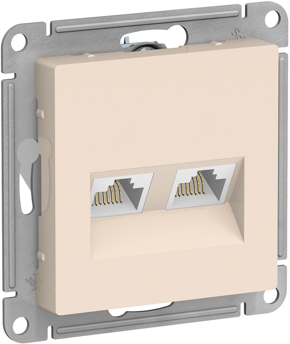 Розетка компьютерная Systeme Electric AtlasDesign ATN000285