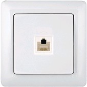 Розетка телефонная Schneider Electric Хит RT-4S3-B