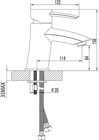 Смеситель Lemark ATLANTISS LM3206C
