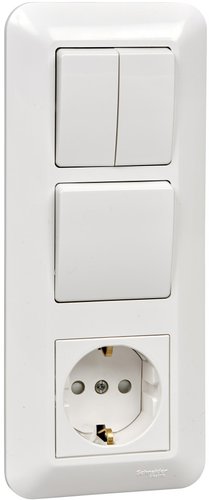 Розетка Systeme Electric Прима BK2VR-008A-BI