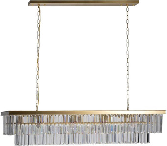 Подвесная люстра LOFT IT Prism Clear 10019/1200R Gold