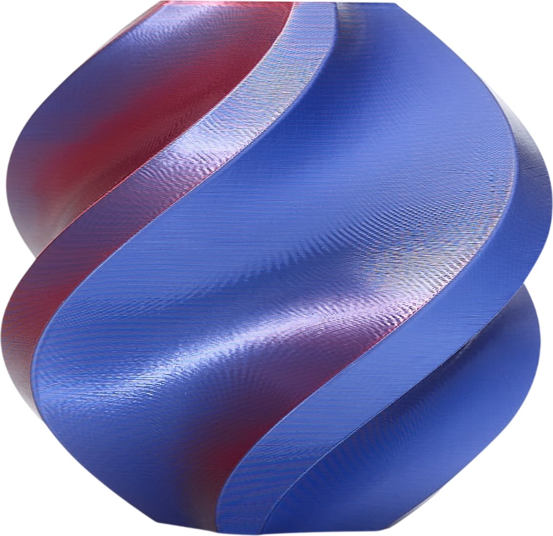 Филамент Bambu Lab Pla Silk A05-T2-1.75-1000-SPL (1кг, синий-красный)