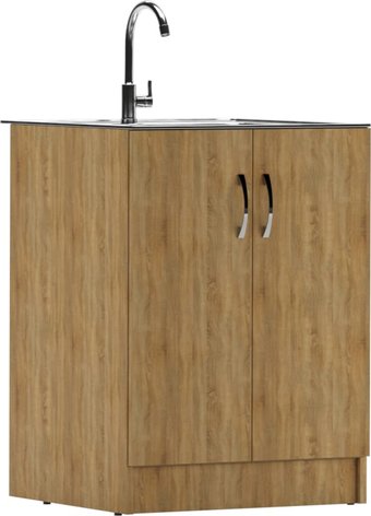Домино Тумба под умывальник D6060DS (60x60, дуб сонома)