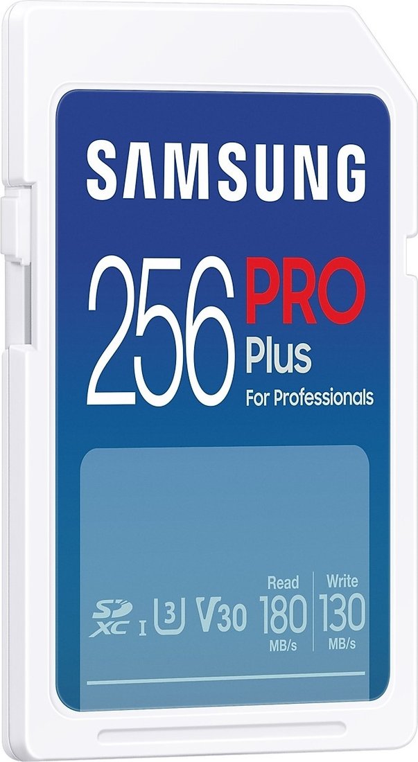 Карта памяти Samsung PRO Plus 2023 SDXC 256GB (с кардридером)