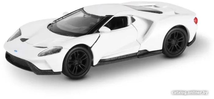 Легковой автомобиль Welly Ford 2017 GT 43748W (синий)