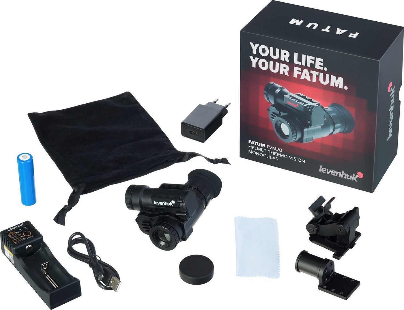 Монокуляр Levenhuk Fatum TVM20 Helmet 83610