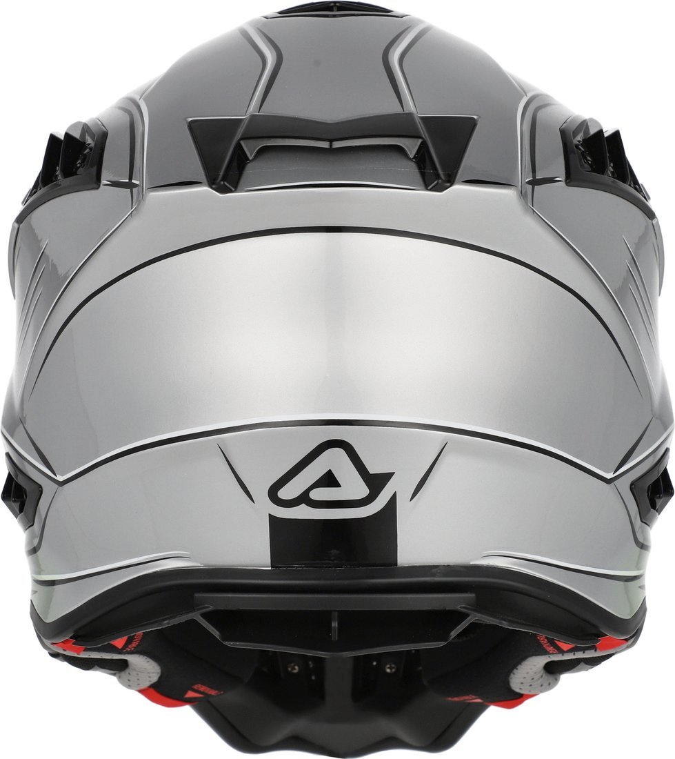 Мотошлем Acerbis Airstrike-X 0026905.290.064 (M, серый/желтый)