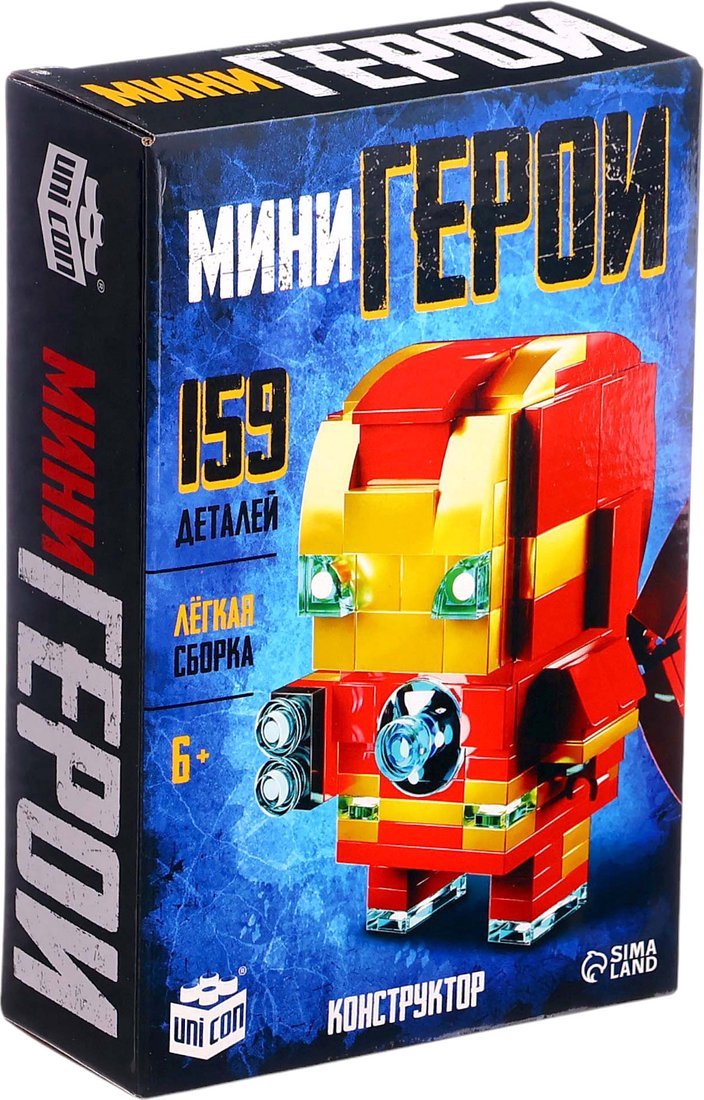 Конструктор Unicon Мини герои. Герой в дорогом костюме 10230064