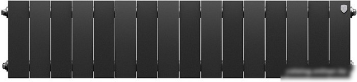 Биметаллический радиатор Royal Thermo PianoForte 200 Noir Sable (16 секций)