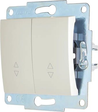 Выключатель проходной Lezard Asti 7081-3088-106 (жемчужно-белый перламутр)