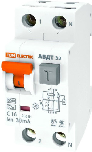 Дифференциальный автомат TDM Electric SQ0202-0031