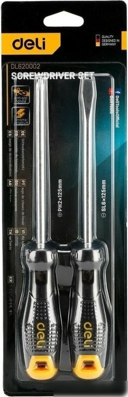 Набор отверток Deli DL620002 (2 предмета)