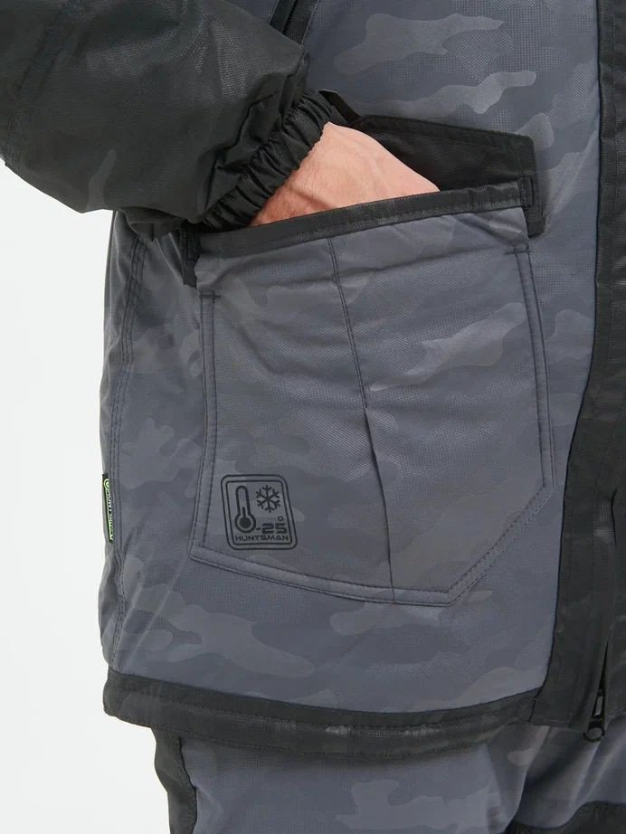 Костюм Huntsman Горка Люкс -15°C Серый Breathable (р.44-46/170-176)