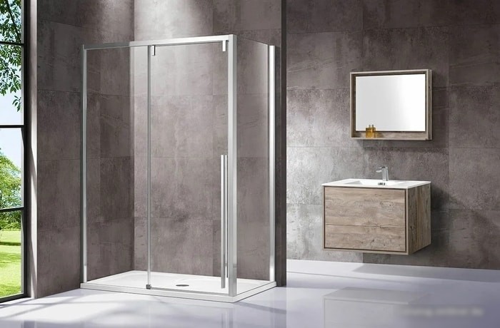 Душевой уголок Vincea Lugano VSR-1L9014CL-1 (хром/прозрачное)