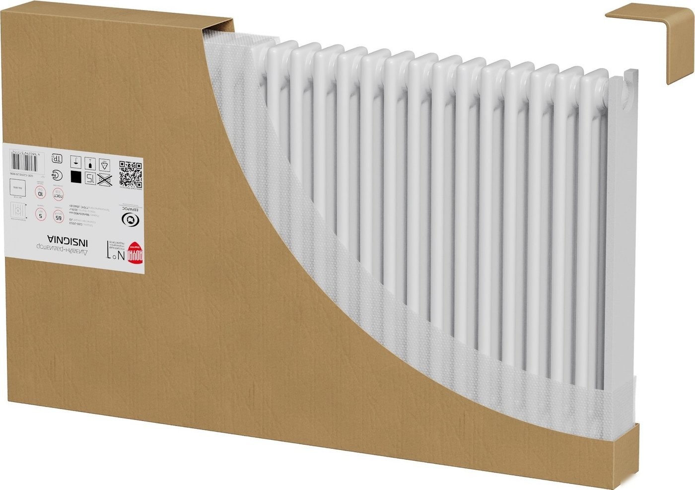Стальной трубчатый радиатор Royal Thermo Insignia C3030 - 34 секций RAL9016