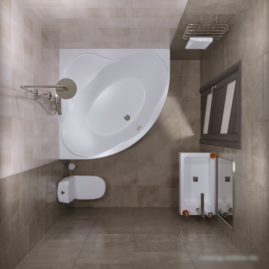 Ванна Triton Грация 140x140 (с каркасом)