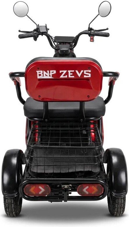 Грузовой электроскутер BNP Zevs (красный)