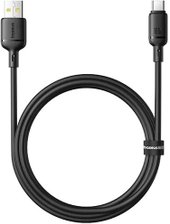 Кабель Baseus Silky Series Fast Charging Cable USB to Type-C 100W (1 м, черный)