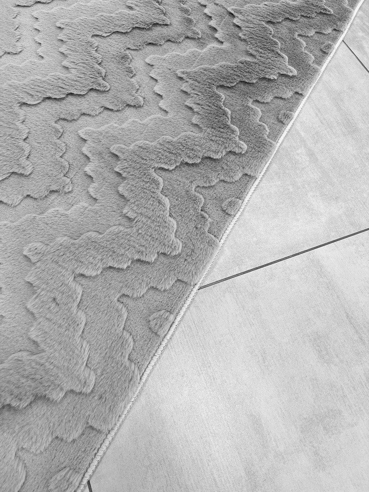 Ковер для жилой комнаты Champion Carpet Gloria Design-2-Grey (1.4x2)