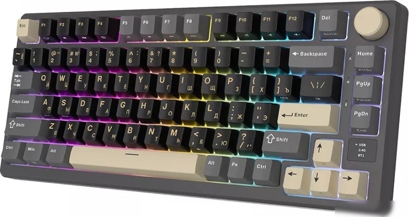 Клавиатура Royal Kludge RK-M75 RGB (Phantom, RK Silver)