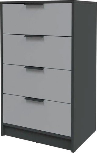 Комод Интерлиния Концепт КТ-К60 (серебро/антрацит)