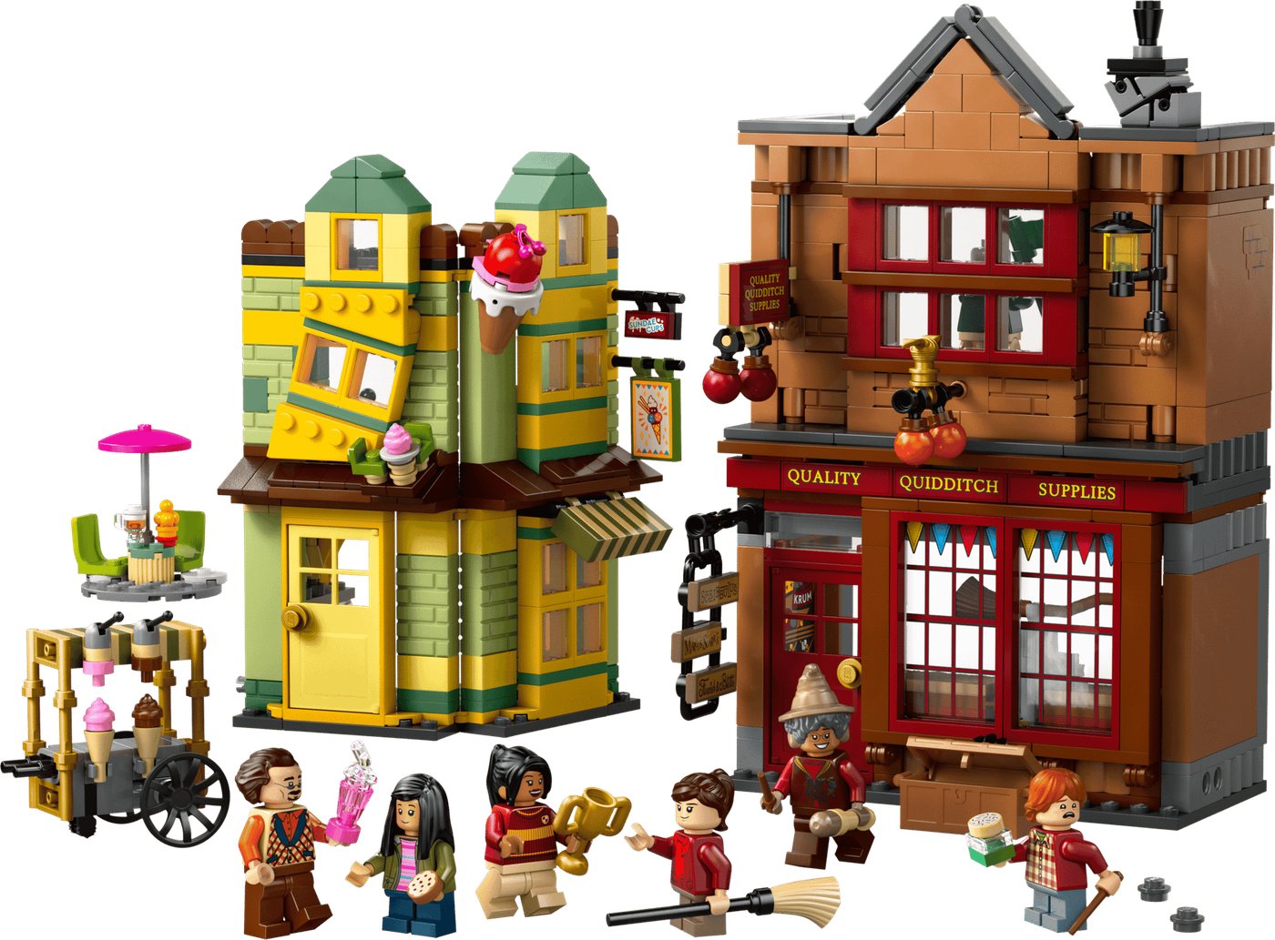 Конструктор LEGO Harry Potter 76452 Все для квиддича и Кафе-морожен Флориана Фортескью