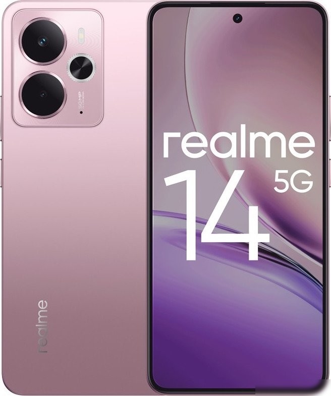 Телефон Realme 14 RMX5070 12GB/256GB международная версия (розовый)