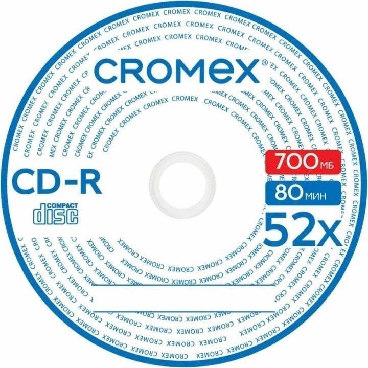CD-R диск Cromex 700Mb 52x 513776 (25 шт.)