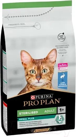 Сухой корм для кошек Pro Plan Maintenance Sterilised с кроликом (1.5кг+26х85г)