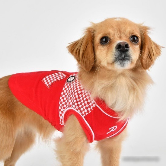 Футболка Puppia Ralli PAUA-TS1810-RD-S (S, красный)