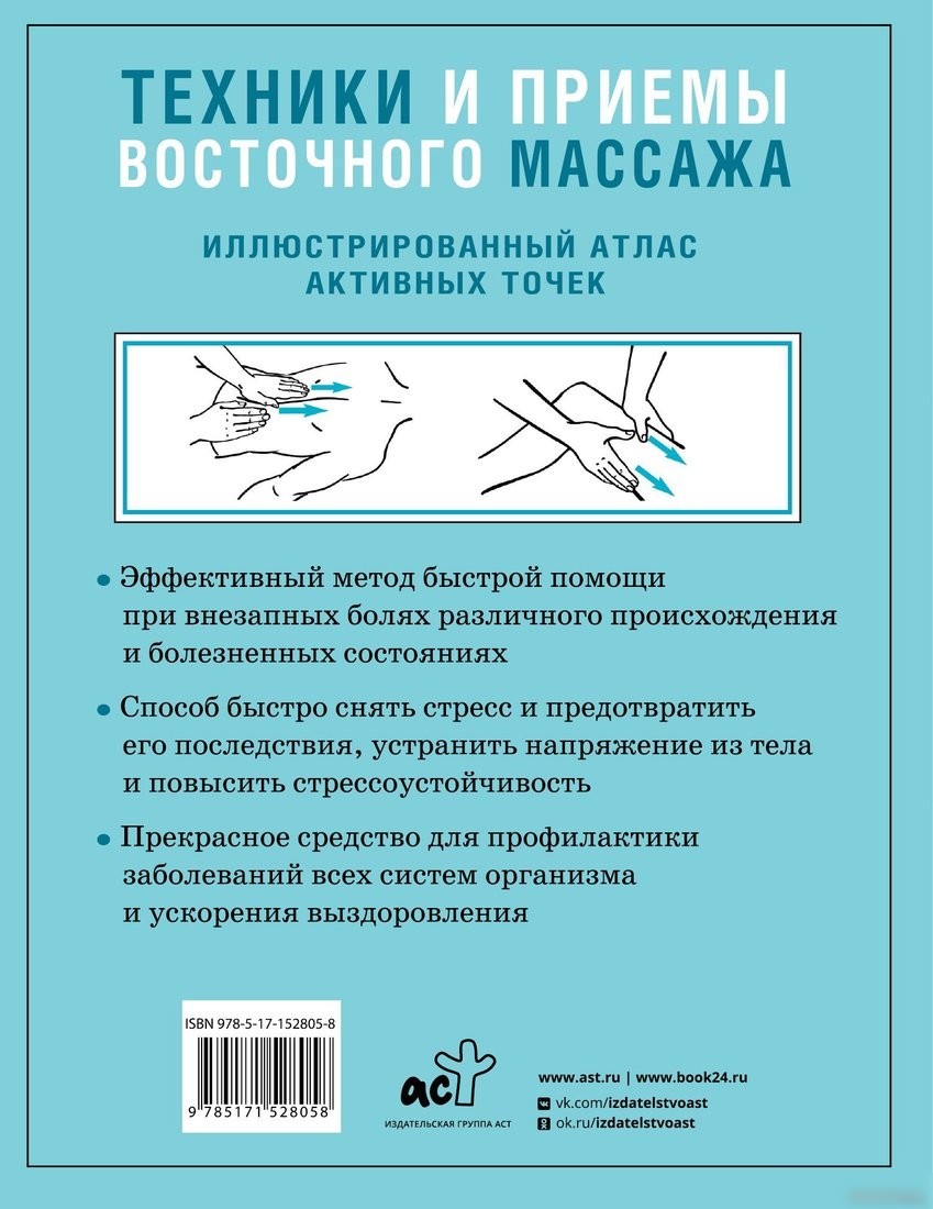 Книга издательства АСТ. Техники и приемы восточного массажа (Минь Л.)