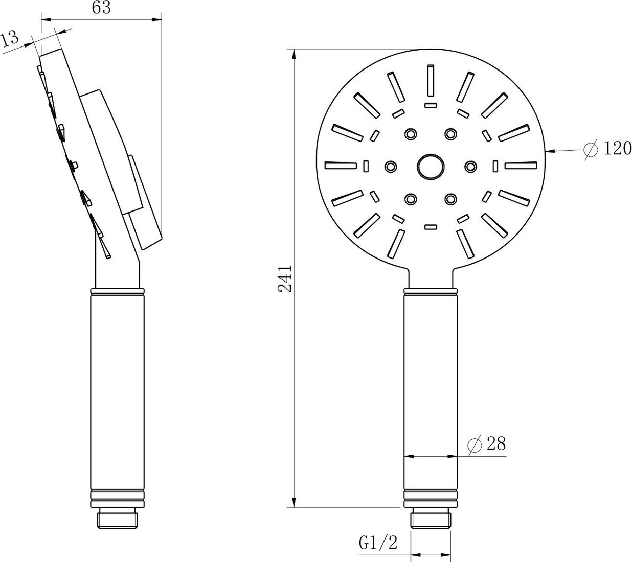 Душевая лейка Lauter Nevada 21S10146