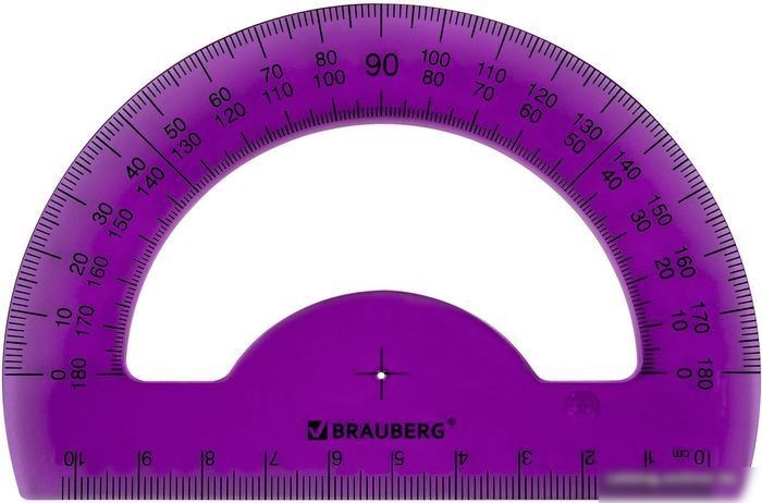 Транспортир BRAUBERG Fruity 210768