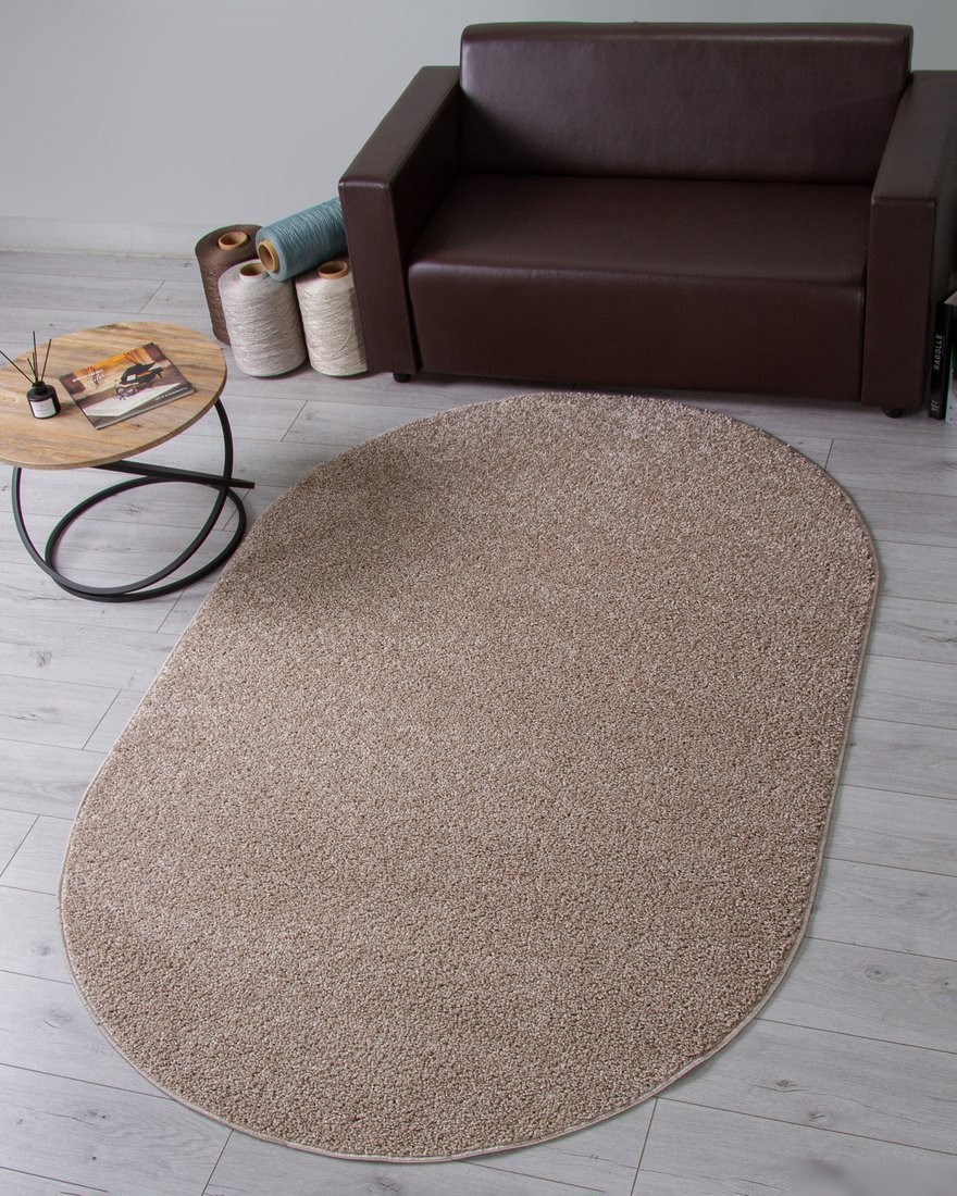 Ковер для жилой комнаты Merinos Lana T600-OVAL-BEIGE 6 (2x4)