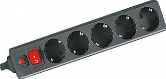 Удлинитель General Lighting GPS-5-16-3x1-500-B (5 м, черный)