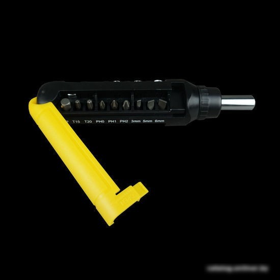 Набор отвертка с битами и головками Berger BG1073 (15 предметов)