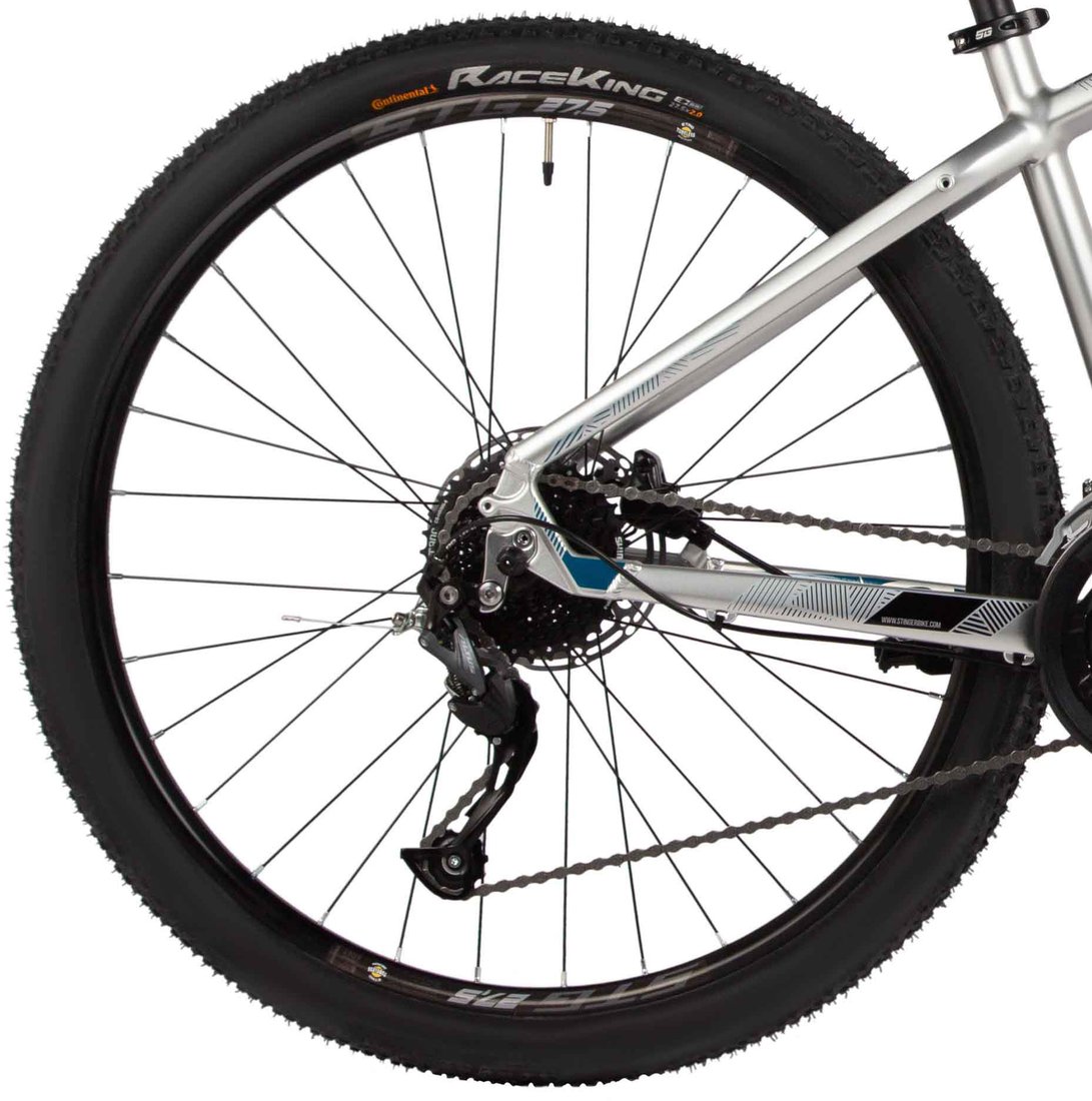 Велосипед Stinger STD 27.5 р.18 2025 (серебристый, разобранный)