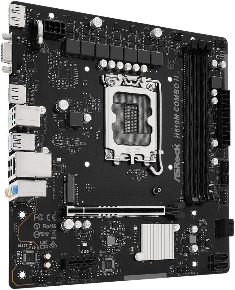 Материнская плата ASRock H610M Combo II