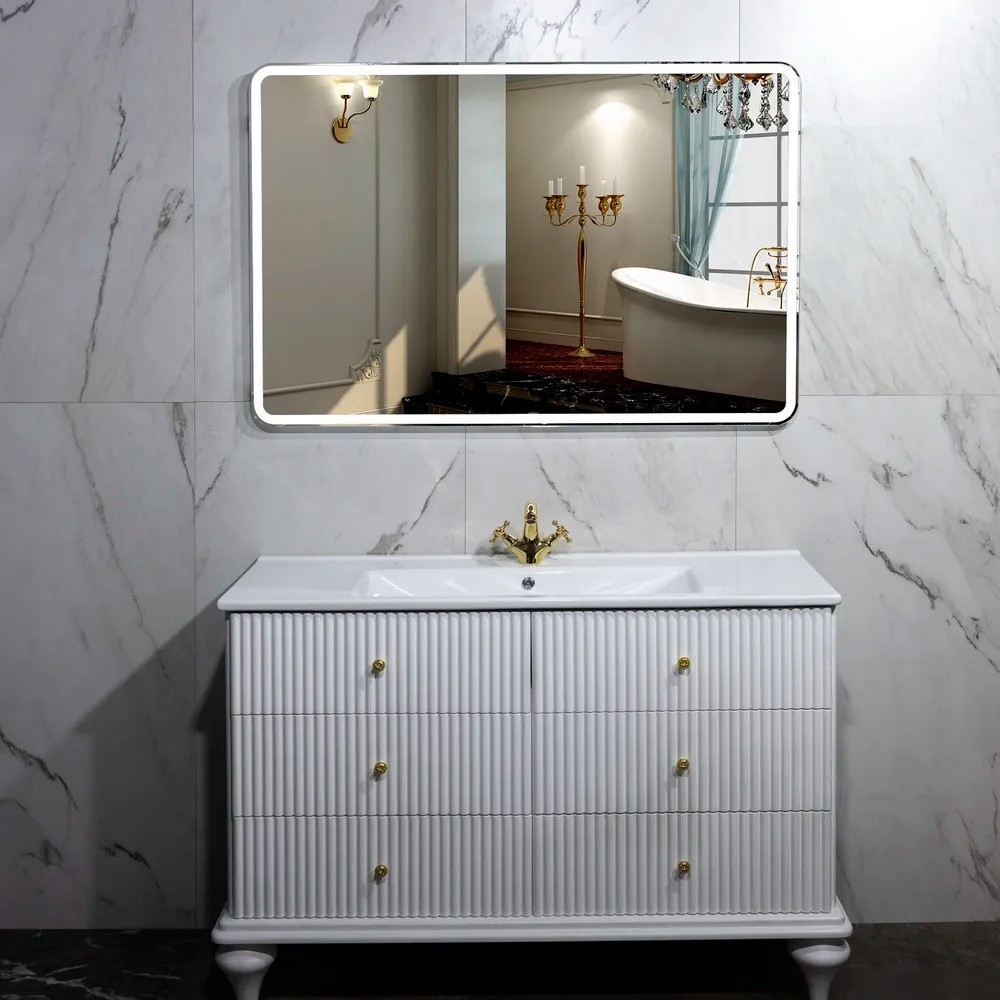 Пекам Зеркало Marta 1 140x80 marta1-140x80dp (с подсветкой,с сенсором на взмах руки,подогревом)