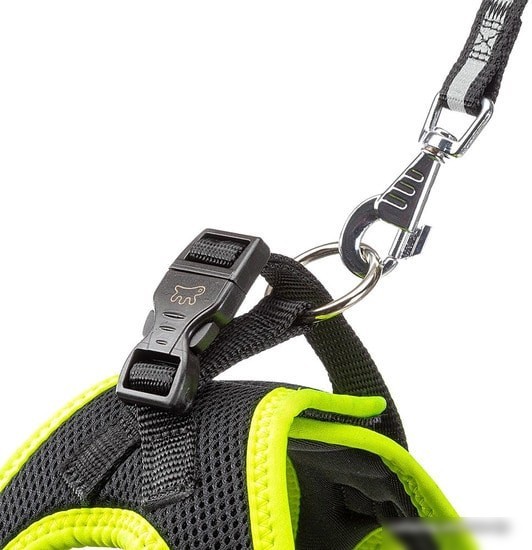 Шлейка Ferplast Kaori P 75469061 (L, черный/зеленый)