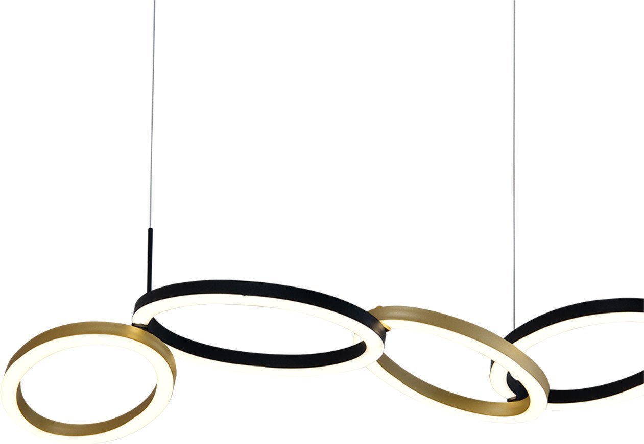 Подвесная люстра Indigo Light Anello 14034/C/6P V000215L (черный)