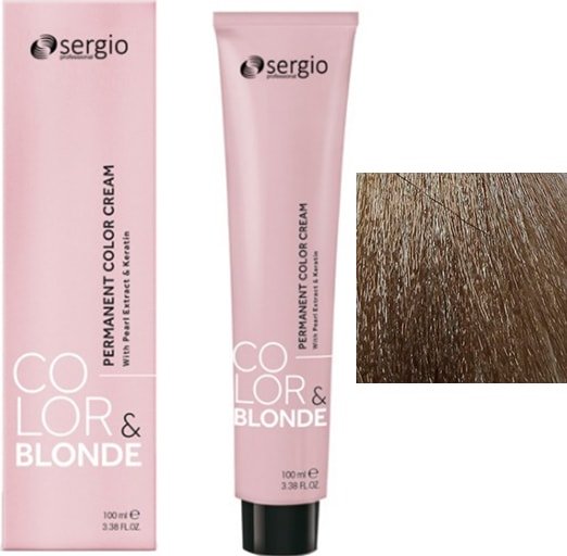 Крем-краска для волос Sergio Professional Color&Blonde 8 блондин