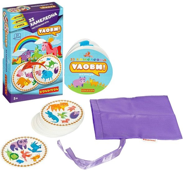 Настольная игра Bondibon 33 хамелеона ВВ4701