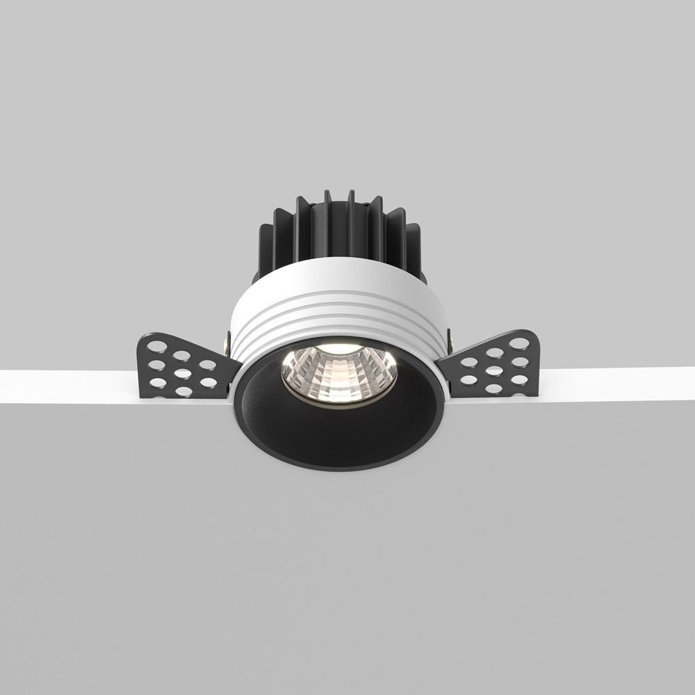 Точечный светильник Technical Round DL058-7W4K-TRS-B