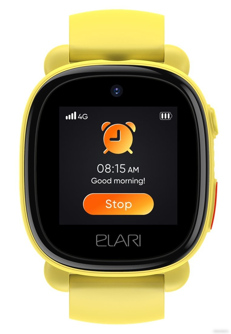 Детские умные часы Elari KidPhone 4G Lite (желтый)