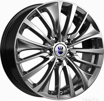 Литые диски K&K Flanker 17x6.5" 5x110мм DIA 65.1мм ET 39мм Дарк платинум