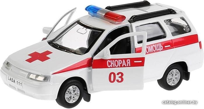 Технопарк Lada 111 Скорая SB-16-67-A-WB