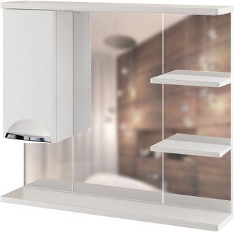 Mixline Шкаф с зеркалом Этьен 80 L 540870 (с подсветкой)