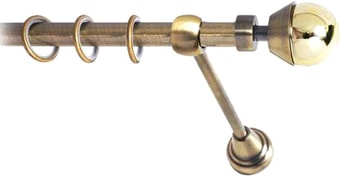 Lm Decor Мельба (антик, гладкая, 2.4м 16мм, 1 ряд)