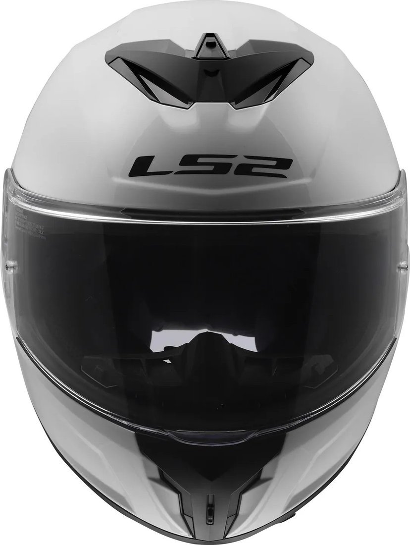 Мотошлем LS2 FF820 Rapid III Solid (XXL, белый глянцевый)